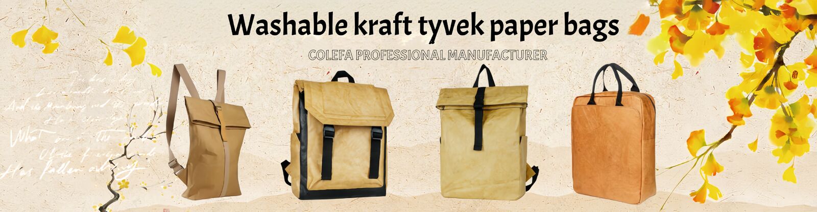 Waschbare Tyvek-Papiertüten