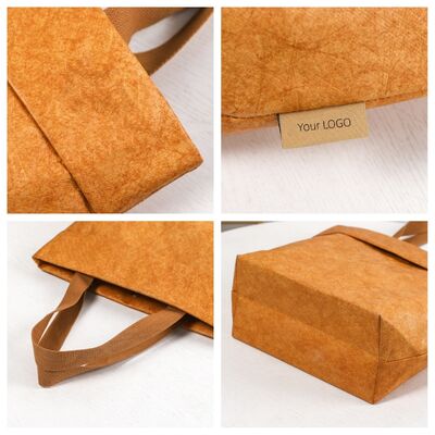 Custom-Printed DuPont Paper Bags with Logo Washable Tyvek Paper Tote Bags Eco-Friendly Shopping & Advertising Promotional Bag