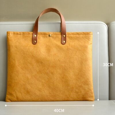 DuPont Paper Handheld Laptop Bags 14/15/16-inch Lightweight Commuting Minimalist Premium Briefcase Customization Wholesale