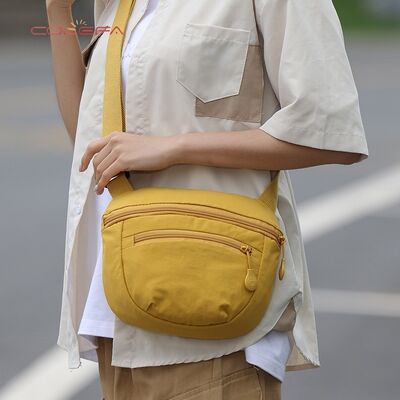 Minimalist Lightweight Shoulder Bag for Women New Fashionable Crossbody Mini Bag Nylon Fabric Versatile Casual Square Bag