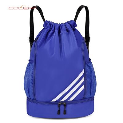 Oxford Made Large Capacity Basketball Bags Training Backpack Yoga Fitness Outdoor Sports Drawstring Closure Casual Backpacks