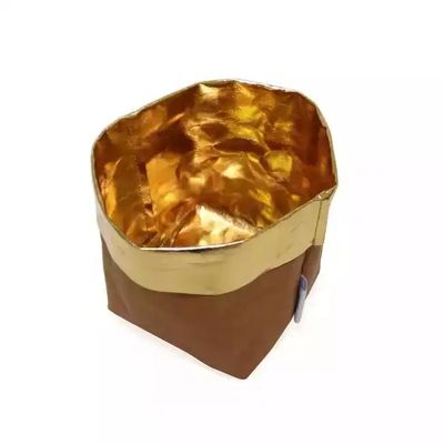 0.55mm Washble Kraft Paper Storage Bags Light Reusable Paper Bag Seedling Pots