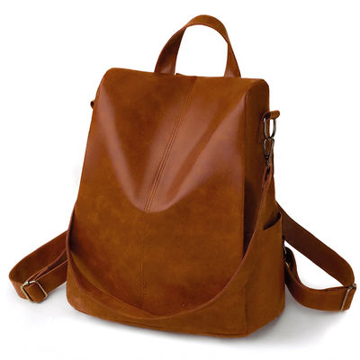Women's Fashionable Backpack Stylish and Versatile High-Quality Anti-Theft PU Leather Bag with Large Capacity Wholesale