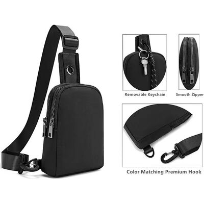 New Mini Unisex Outdoor Crossbody Bag Men's and Women's Chest Bag Sports Casual Adjustable Shoulder-Strap Running Bag