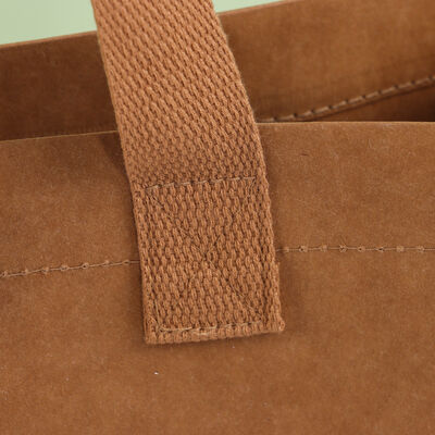 Colefa Professional Kraft Paper Handled Bags Custom Logo Printing Washable Gift Promotional Shopping Bags Durable Long-Lasting