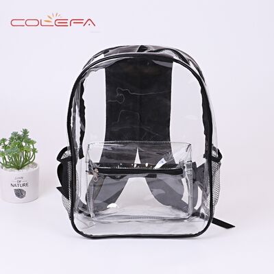 2026 New Arrivals Transparent Backpack PVC Bag Waterproof Fashion-Style Student Storage Backpack Outdoor Travel Bags