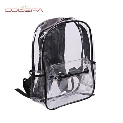 2026 New Arrivals Transparent Backpack PVC Bag Waterproof Fashion-Style Student Storage Backpack Outdoor Travel Bags