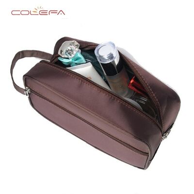 Customized Premium Makeup Bag Outdoor Large Capacity Storage Tote Oxford Made Portable Travel & Daily Men's Toiletry Bag
