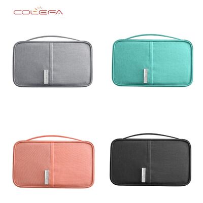 Large Capacity Passport Holder European American Style Multi-Functional Oxford Cationic Travel Waterproof ID Card Bag Wholesale