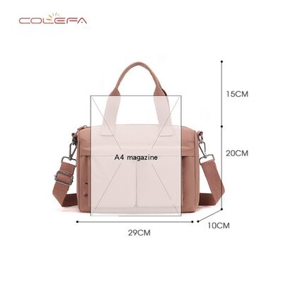 Crossbody Bag Retro-inspired Versatile Nylon Tote with Simple Yet Stylish commuting High-Quality Crossbody Bag with Custom LOGO
