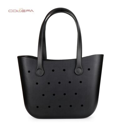 Colefa Hot-selling Multi-color Bag New Perforated EVA Tote Bag Foreign Bestseller In-Stock Handheld Beach Tote Bag Wholesales