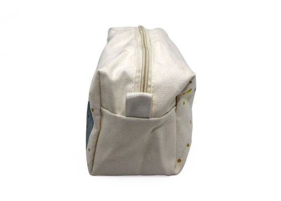 Attractive Design Makeup Cosmetic Bag Cotton Canvas Women For Travel
