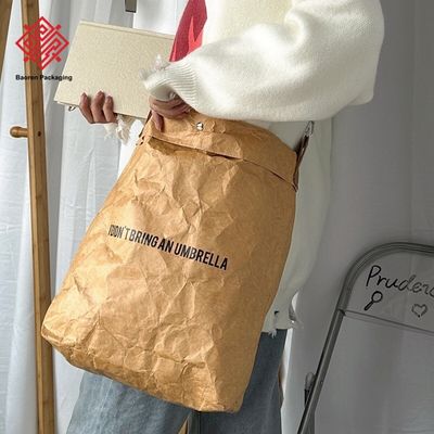Customizable DuPont Paper Bags Washable Tear-Resistant Crossbody Vintage Bags Waterproof Eco-Friendly Material Tyvek Bags
