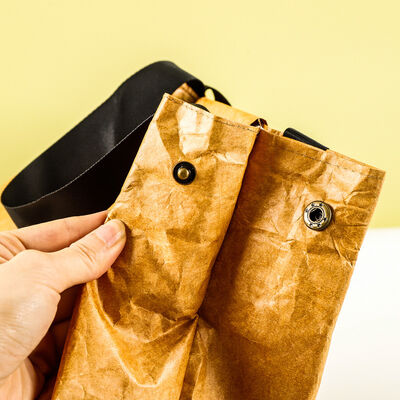 Custom DuPont Paper Handheld Lunch Bags with Logo Printing Custom-Made Thermal insulation Packaging Washable Tyvek Paper Bags