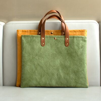 DuPont Paper Handheld Laptop Bags 14/15/16-inch Lightweight Commuting Minimalist Premium Briefcase Customization Wholesale