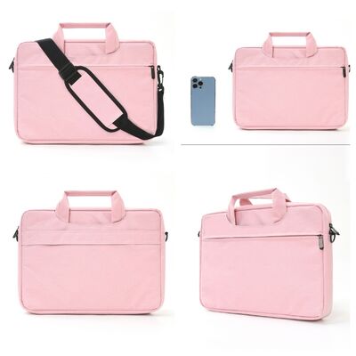 Custom Laptop Shoulder Bag with Large Capacity Inner Pouch Polyester Fashion Crossbody Portable Computer Bags Portable with LOGO